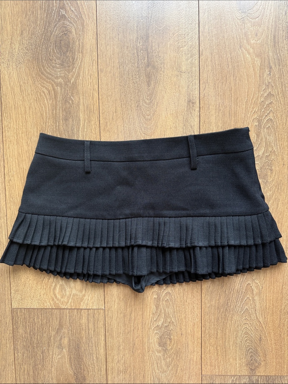 Lioness Black Pleated Mini Skort